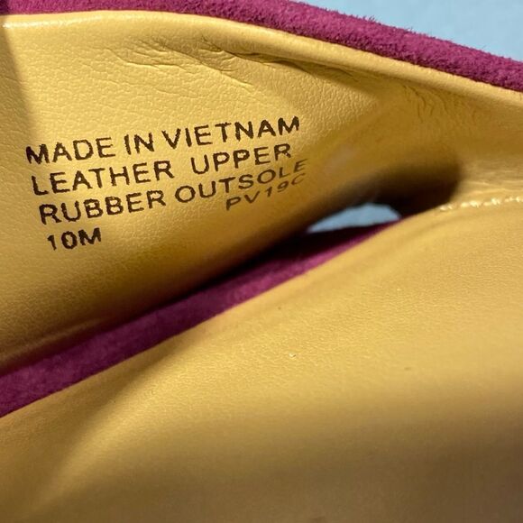 MICHAEL MICHAEL KORS Womens Purple Two-Piece Lena Round Toe Leather Sandals 10 M - Picture 8 of 8